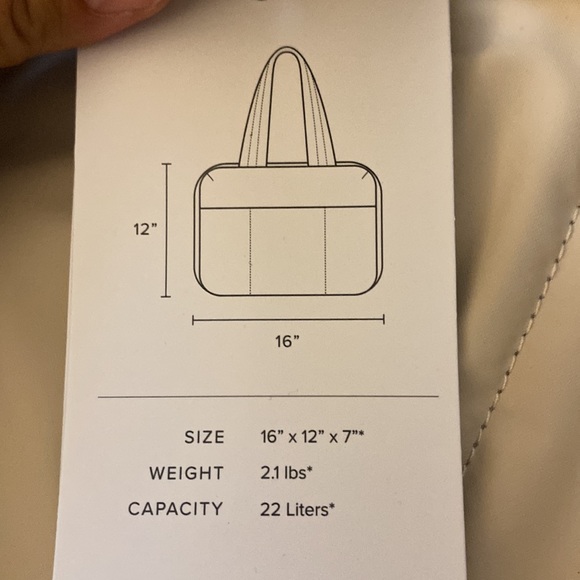 SOLD OUT Calpak Luka duffel in oatmeal - Picture 3 of 6